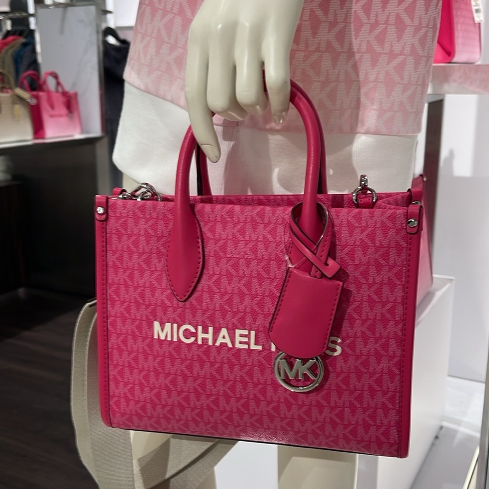 Michael Kors Mirella Small Signature Logo Crossbody Bag
Dragonfruit 
NWT - Picture 15 of 16